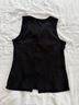 Old Navy Black Sleeveless Button-Down Shirt Size M - photo 3