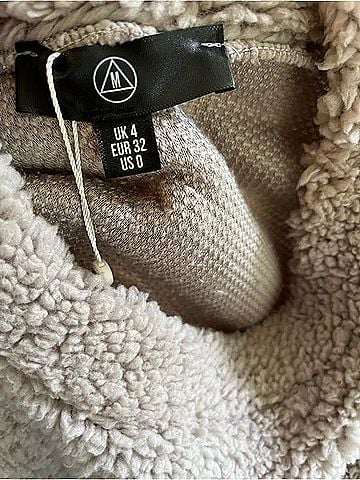 Missguided Plush Sherpa Tunic Dress Casual Dress (view 2)