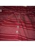 Velvet Stripes White Burgundy T-Shirt Size M - photo 5