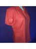 August Silk 100% Linen Orange Blouse Size M - photo 3