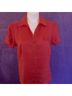 August Silk 100% Linen Orange Blouse Size M - photo 6