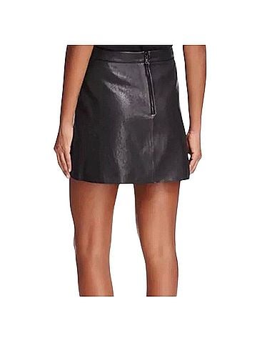 Alice + Olivia Leather Skirt (view 2)