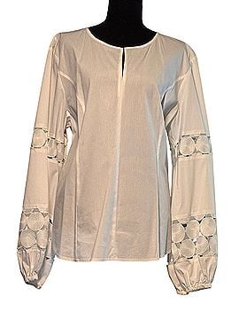 Donna Karan New York Long Sleeve Blouse (view 1)