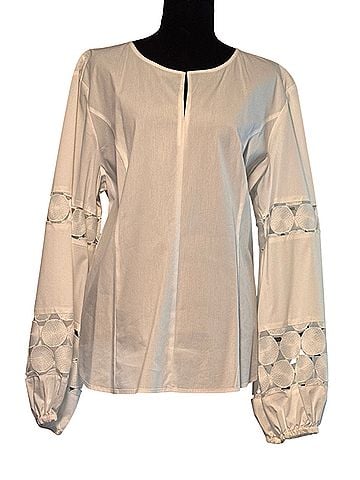 Donna Karan New York Long Sleeve Blouse (view 1)