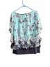 JM Collection Floral Blue Multi Color Blouse Size XXL - photo 2