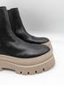 Copenhagen Studios 100% Leather Black Tan Boots Size 12 - photo 15