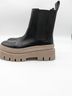Copenhagen Studios 100% Leather Black Tan Boots Size 12 - photo 9