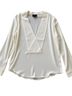 Lumiere 100% Polyester Ivory Long Sleeve Blouse Size L - photo 4