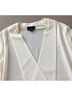 Lumiere 100% Polyester Ivory Long Sleeve Blouse Size L - photo 5
