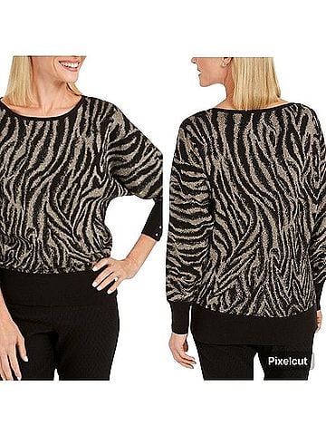 JM Collection Pullover Sweater (view 1)