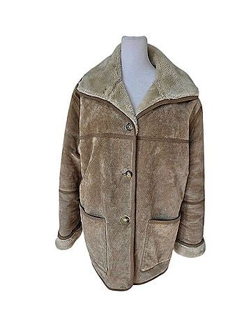 Avanti Avanti New York Suede Leather Shearling Jacket Jacket (view 2)