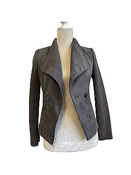 White House Black Market faux suede blazer jacket Blazer (view 1)