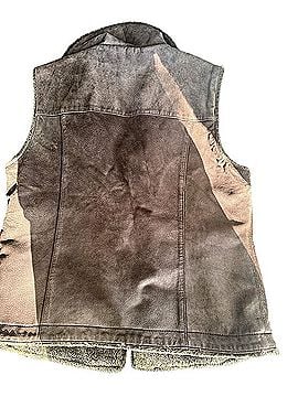 Eddie Bauer Leather Shearling Vest Vest (view 2)