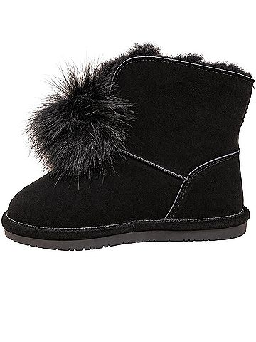 Bearpaw BearPaw Libby Pom Pom Ankle Boots (view 2)