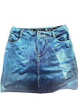 Lucky & Blessed Denim Skirt (view 1)