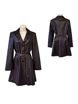 In Suede Trenchcoat (view 1)