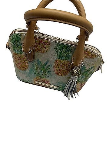 Brahmin Pineapple Print Satchel Satchel (view 1)