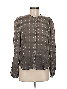 Current/Elliott Current/Elliott Long Sleeve Silk Top (view 1)