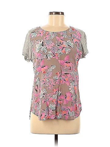 Rebecca Taylor Rebecca Taylor Short Sleeve Silk Top (view 1)