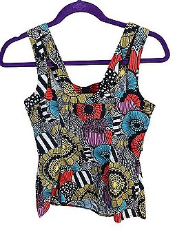 Banana Republic Marimekko Collection Geometric Tank Top Tank Top (view 2)