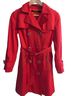 Marc Jacobs 100% Cotton Red Trenchcoat Size M - photo 1