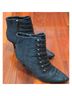 Donald J Pliner Bow Print Blue Boots Size 8 - photo 7