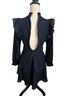 Express Polka Dots Blue Silver Cocktail Dress Size XXS - photo 2