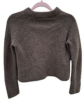 Quince Ribbed Mock Neck Sweater Cashmere Pullover Sweater (view 2)