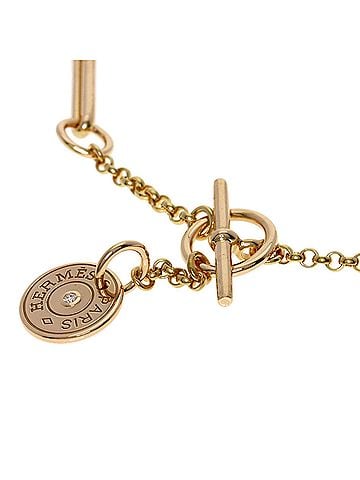 Hermès Hermes Gambard Diamond Bracelet 18K Pink Gold Women's HERMES (view 2)