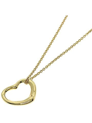 Tiffany & Co. Tiffany &amp; Co. Open Heart Necklace, 18K Yellow Gold, Women's. (view 1)