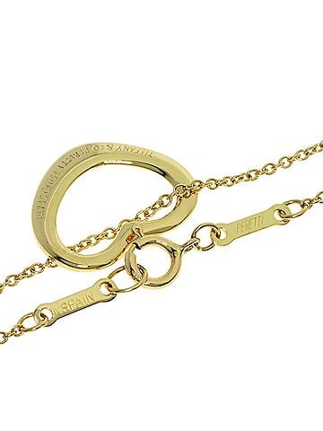 Tiffany & Co. Tiffany &amp; Co. Open Heart Necklace, 18K Yellow Gold, Women's. (view 2)
