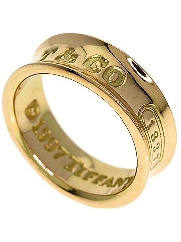 Tiffany & Co. Tiffany &amp; Co. 1837 Ring, 18K Pink Gold, Women's. (view 1)