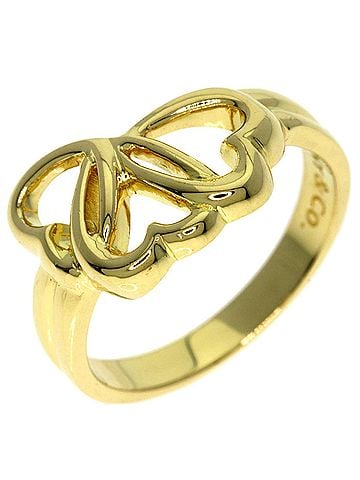 Tiffany & Co. Tiffany &amp; Co. Triple Heart Ring, 18K Yellow Gold, Women's. (view 2)