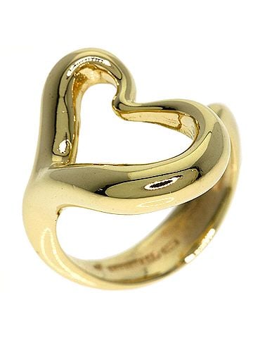 Tiffany & Co. Tiffany &amp; Co. Open Heart Ring, 18K Yellow Gold, Women's. (view 2)