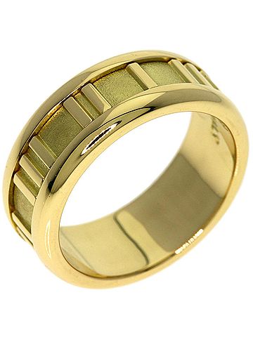 Tiffany & Co. Tiffany &amp; Co. Atlas Ring, 18K Yellow Gold, Women's. (view 2)