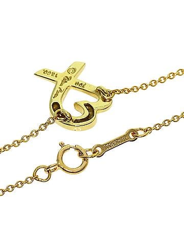Tiffany & Co. Tiffany &amp; Co. Loving Heart Necklace, 18K Yellow Gold, Women's. (view 2)