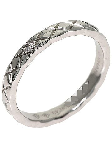 Chanel Chanel Coco Crush 1P Diamond Ring #49 Platinum PT950 Women's CHANEL (view 2)