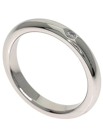 Tiffany & Co. Tiffany &amp; Co. Wedding 1P Diamond Ring, Platinum PT950, Women's Ring. (view 1)