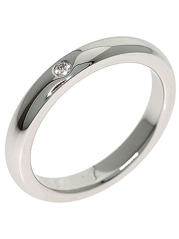 Tiffany & Co. Tiffany &amp; Co. Wedding 1P Diamond Ring, Platinum PT950, Women's Ring. (view 2)