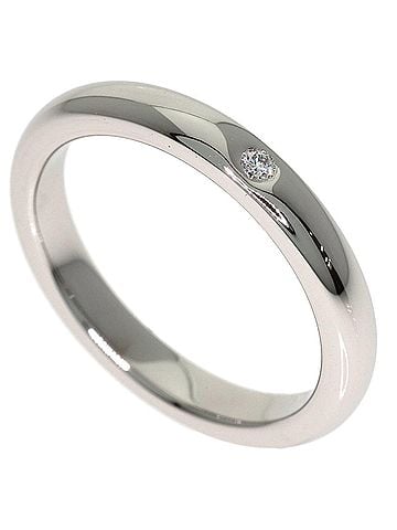 Tiffany & Co. Tiffany &amp; Co. Wedding 1P Diamond Ring, Platinum PT950, Women's Ring. (view 1)