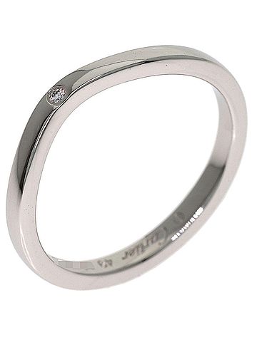 Cartier Cartier Ballerina 3P Diamond Ring #49 Platinum PT950 Women's CARTIER (view 2)
