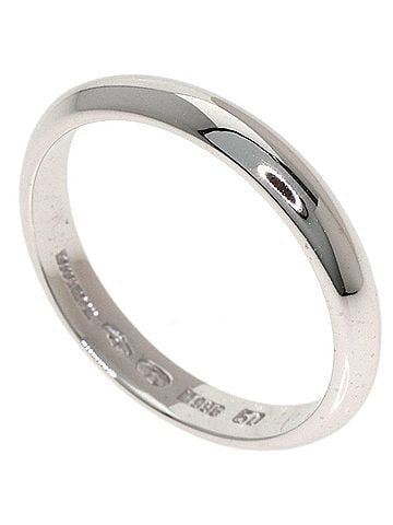 Boucheron Boucheron Wedding Ring #50, 18K White Gold, Women's. (view 1)