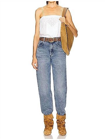 Isabel Marant Jenny Pants in Light Blue (view 2)