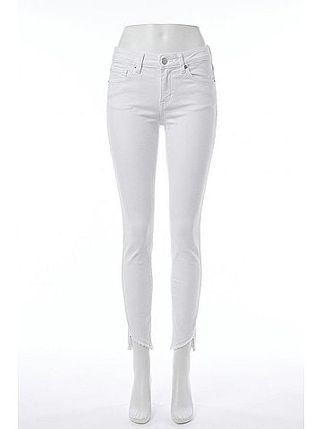 Fidelity Women's Sola Ankle Jeans in White Riot (view 1)