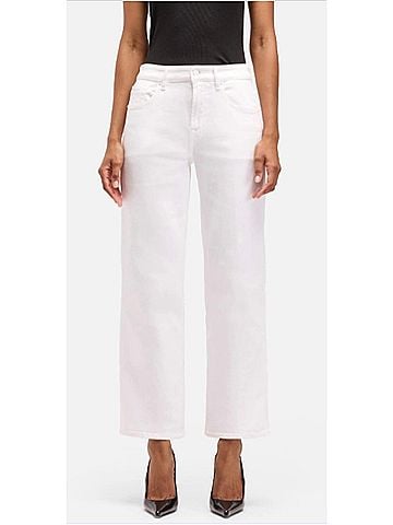 7 For All Mankind Calie Straight Ankle Jean in Soleil (view 2)