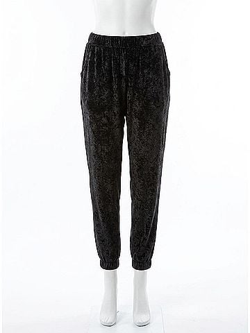 Red Haute Strapless Jumpsuit in Black (view 1)