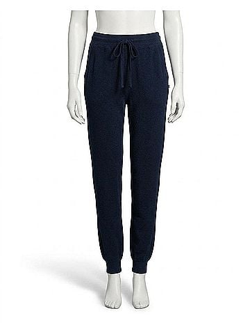 Sol Angeles Loop Terry Wide Leg Pant in Indigo (view 1)