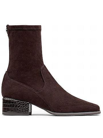 Donald J Pliner Women's Asherasu Croco Embossed Block Heel Booties (view 1)