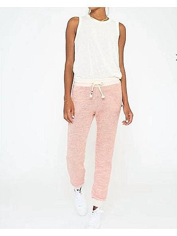Sol Angeles Baja Terry Jogger in Pink (view 2)