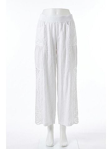 XCVI Astro Crochet Pant in White (view 1)